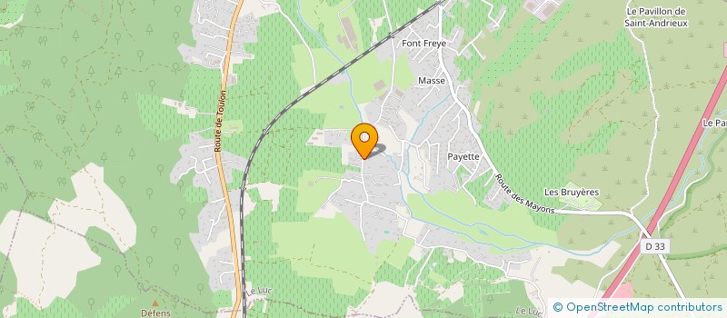 localisation de l'entreprise MONSIEUR ROBERT MAZZEO  LE LUC