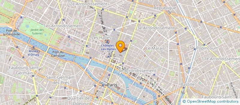 localisation de l'entreprise MONSIEUR ROBERT MEGEL  PARIS