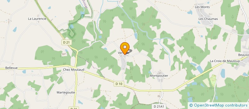 localisation de l'entreprise MONSIEUR ROBERT MEKEDDEM-CHIBOUB  COGNAC-LA-FORET