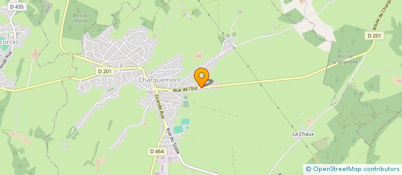 localisation de l'entreprise MONSIEUR ROBERT MELOY  CHARQUEMONT