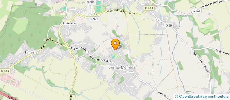 localisation de l'entreprise MONSIEUR ROBERT MENDOZA  SERRES-MORLAAS