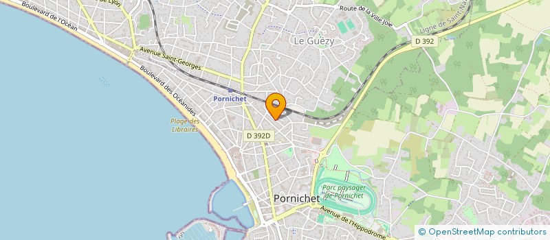 localisation de l'entreprise MONSIEUR ROBERT MENUET  PORNICHET