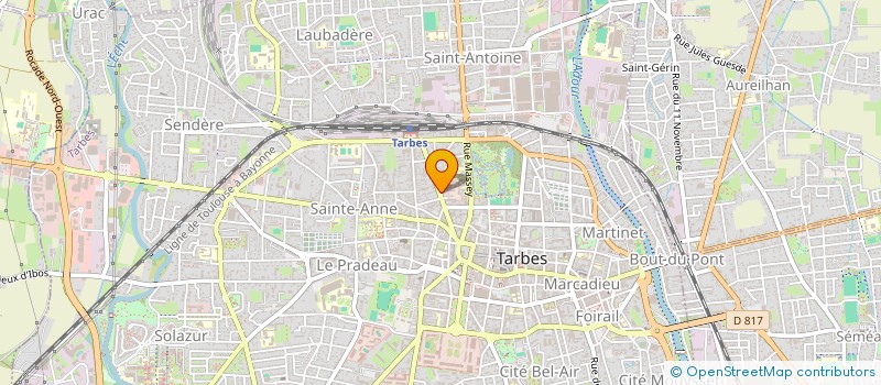 localisation de l'entreprise MONSIEUR ROBERT MERAT  TARBES