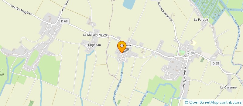 localisation de l'entreprise MONSIEUR ROBERT MERCIER DE L EPINAY  BOURNEAU