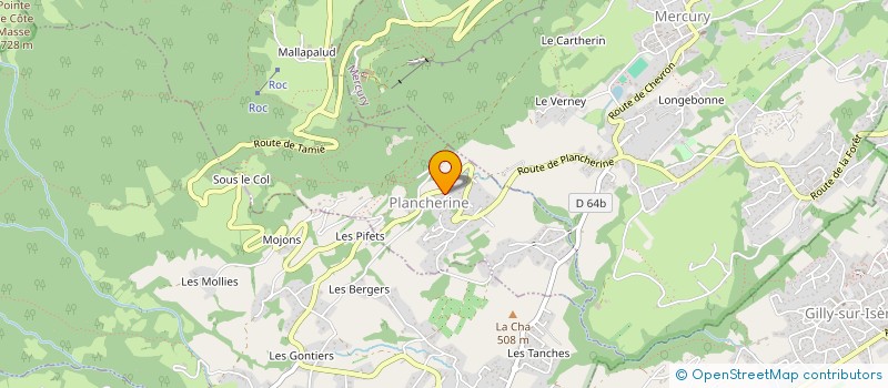 localisation de l'entreprise MONSIEUR ROBERT MESSIEZ-POCHE à ALLONDAZ