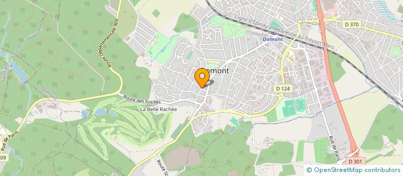 localisation de l'entreprise MONSIEUR ROBERT MICHAY  DOMONT