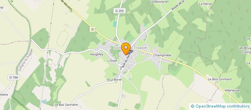 localisation de l'entreprise MONSIEUR ROBERT MICHEL à SAINT-AQUILIN-DE-CORBION