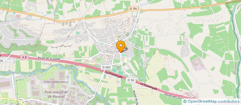 localisation de l'entreprise MONSIEUR ROBERT MICHEL  ROUSSET