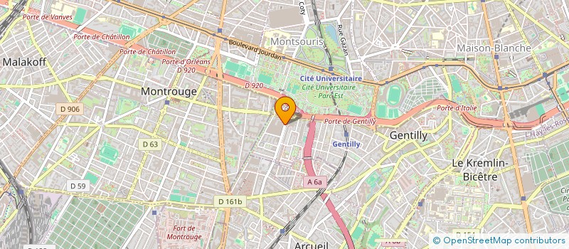 localisation de l'entreprise MONSIEUR ROBERT MILES  GENTILLY