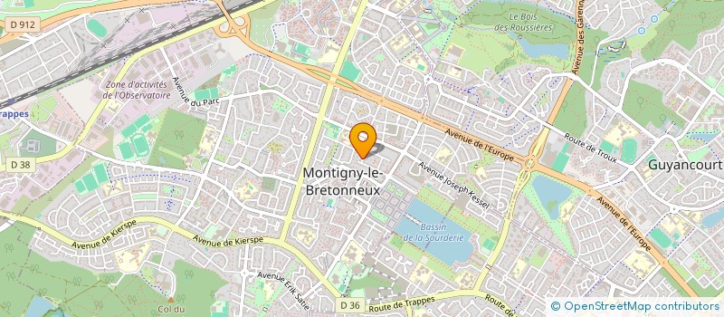 localisation de l'entreprise MONSIEUR ROBERT MILLET  MONTIGNY-LE-BRETONNEUX
