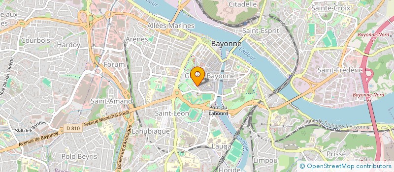 localisation de l'entreprise MONSIEUR ROBERT MINON à BAYONNE