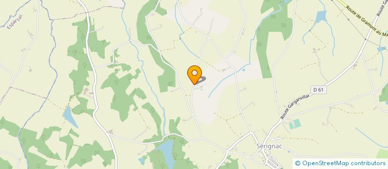 localisation de l'entreprise MONSIEUR ROBERT MIRADA  FAUDOAS