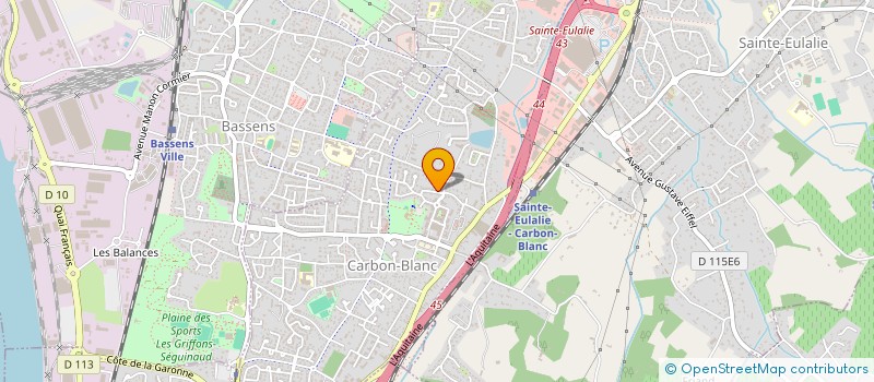 localisation de l'entreprise MONSIEUR ROBERT MISCHIERI  CARBON-BLANC