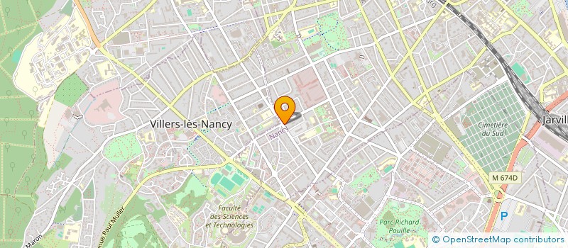 localisation de l'entreprise MONSIEUR ROBERT MISSENARD  NANCY