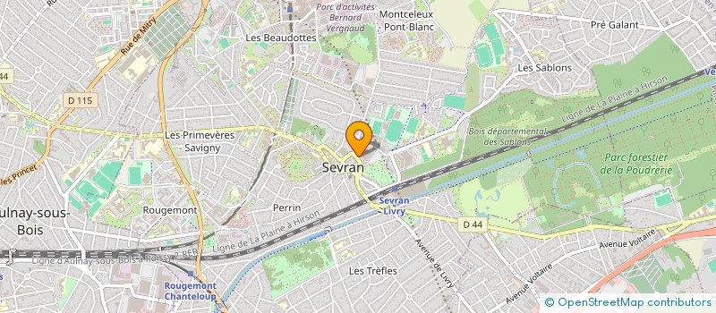 localisation de l'entreprise MONSIEUR ROBERT MODESTINE à SEVRAN