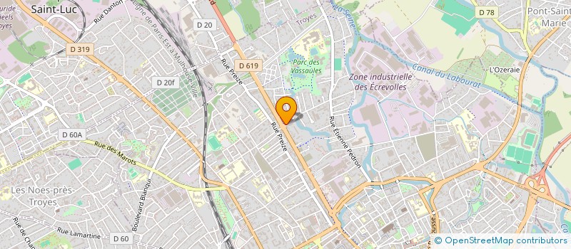 localisation de l'entreprise MONSIEUR ROBERT MOITESSIER à TROYES