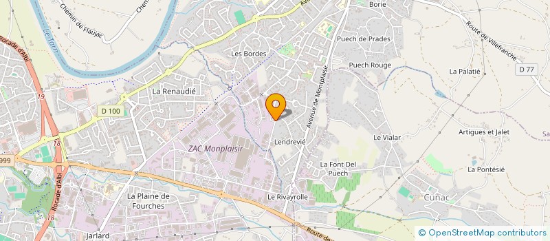 localisation de l'entreprise MONSIEUR ROBERT MOLINA  SAINT-JUERY