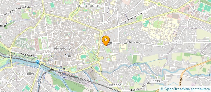 localisation de l'entreprise MONSIEUR ROBERT MONCLA à PAU