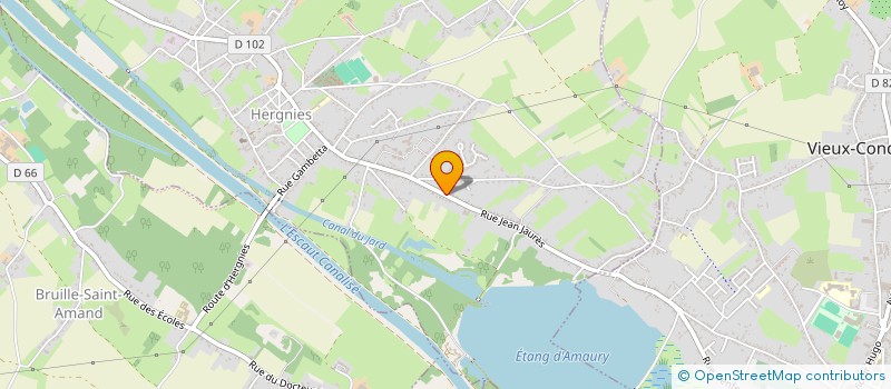 localisation de l'entreprise MONSIEUR ROBERT MONIE  BRUILLE-SAINT-AMAND