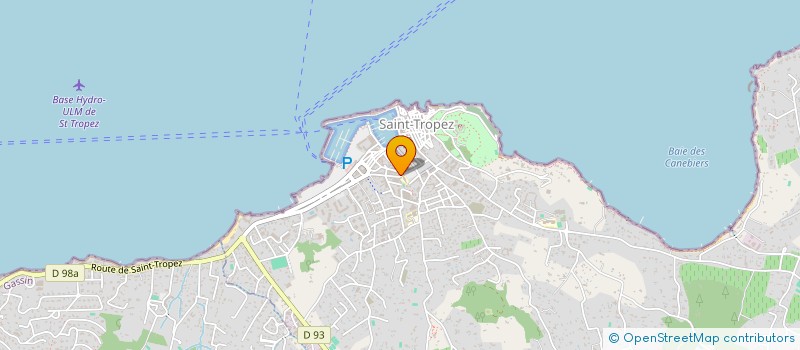 localisation de l'entreprise MONSIEUR ROBERT MONTAGNIER à SAINT-TROPEZ