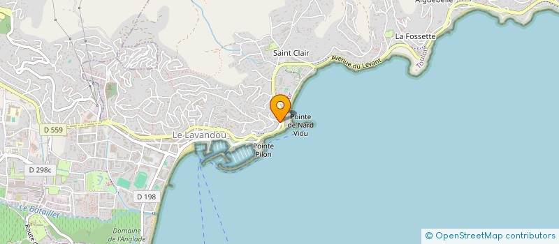 localisation de l'entreprise MONSIEUR ROBERT MONTELATICI à LE LAVANDOU