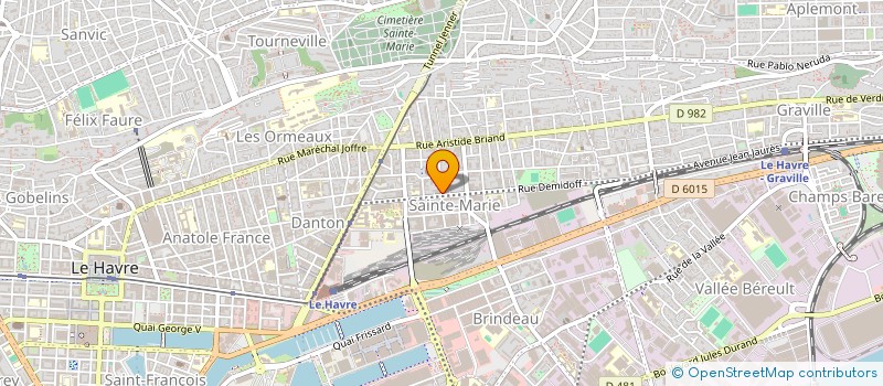 localisation de l'entreprise MONSIEUR ROBERT MONTHUIS à LE HAVRE