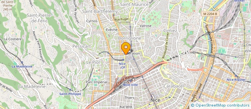 localisation de l'entreprise MONSIEUR ROBERT MONTMEAT à NICE