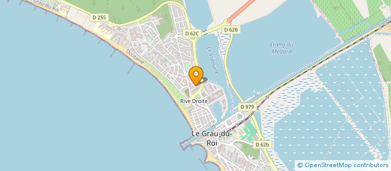 localisation de l'entreprise MONSIEUR ROBERT MORA  LE GRAU-DU-ROI