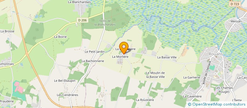 localisation de l'entreprise MONSIEUR ROBERT MOREAU à ROUANS