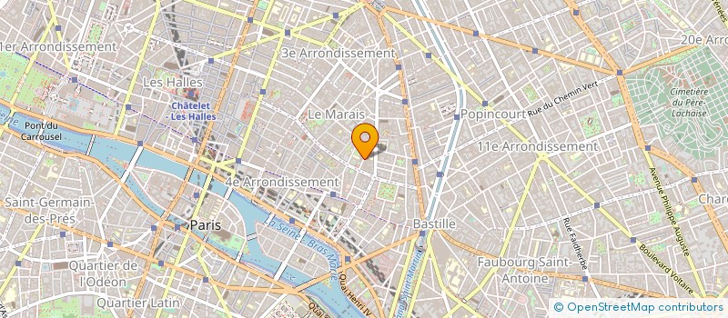 localisation de l'entreprise MONSIEUR ROBERT MORELLET à PARIS