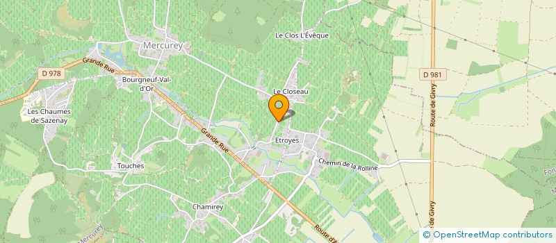 localisation de l'entreprise MONSIEUR ROBERT MORLAND  MERCUREY