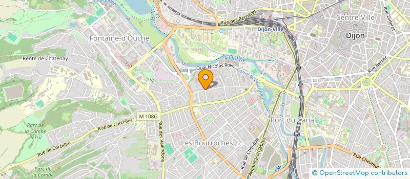 localisation de l'entreprise MONSIEUR ROBERT MOROT à DIJON