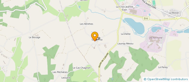 localisation de l'entreprise MONSIEUR ROBERT MOULIN à LE MENE