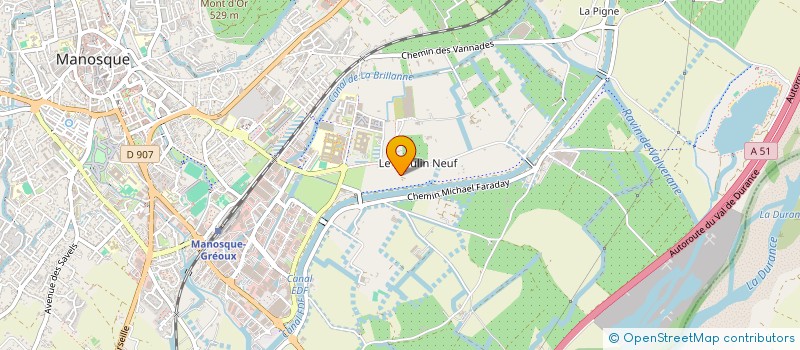 localisation de l'entreprise MONSIEUR ROBERT MOURET à MANOSQUE