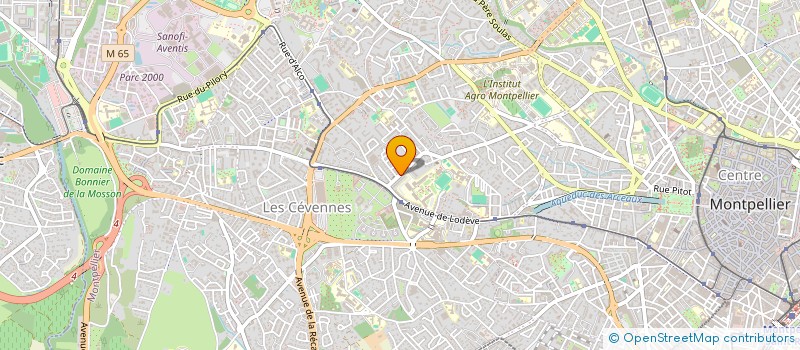 localisation de l'entreprise MONSIEUR ROBERT MOZAFFARI TAFTI à MONTPELLIER