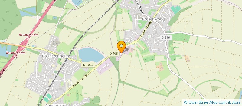 localisation de l'entreprise MONSIEUR ROBERT MULLER  ROESCHWOOG