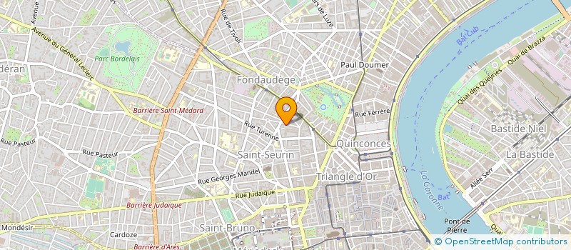 localisation de l'entreprise MONSIEUR ROBERT MUR à BORDEAUX