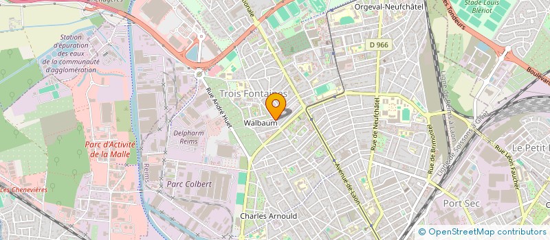localisation de l'entreprise MONSIEUR ROBERT MURAT à REIMS