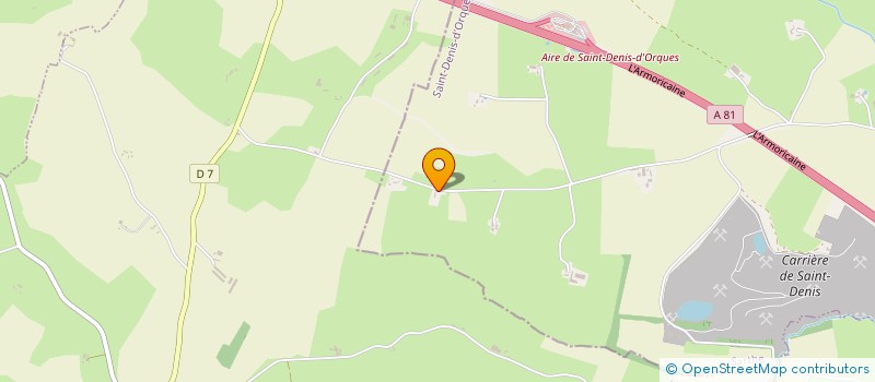 localisation de l'entreprise MONSIEUR ROBERT MYLES  SAINT-DENIS-D'ORQUES