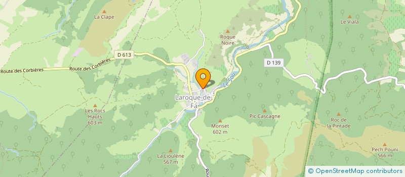 localisation de l'entreprise MONSIEUR ROBERT NAGEL  LAROQUE-DE-FA