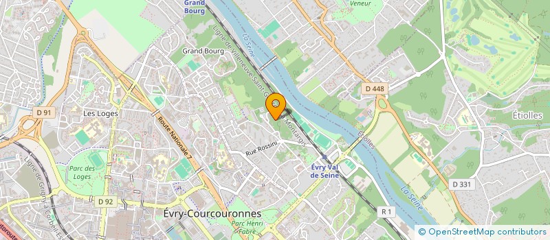 localisation de l'entreprise MONSIEUR ROBERT NAGY  EVRY-COURCOURONNES