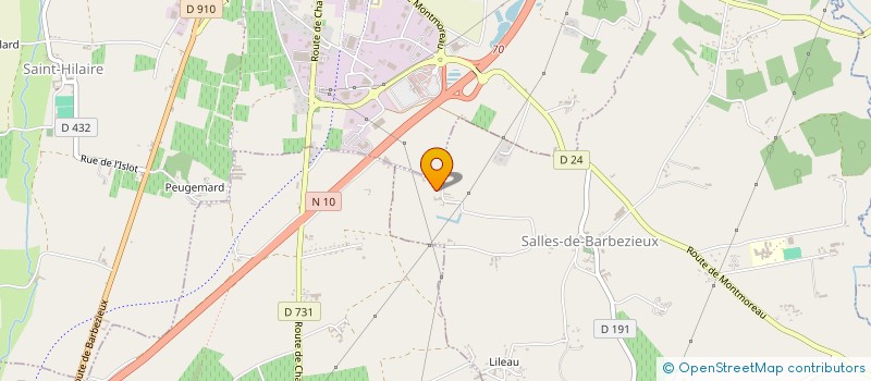 localisation de l'entreprise MONSIEUR ROBERT NAU à SALLES-DE-BARBEZIEUX