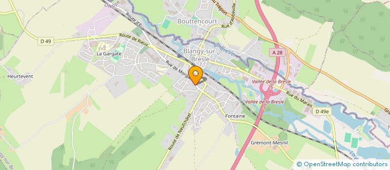 localisation de l'entreprise MONSIEUR ROBERT NDIKI MAYI  BLANGY-SUR-BRESLE