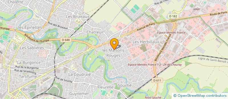 localisation de l'entreprise MONSIEUR ROBERT NERSISYAN  NIORT