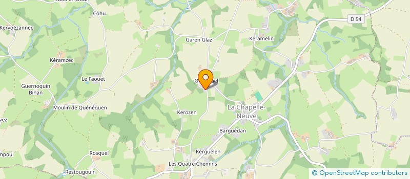 localisation de l'entreprise MONSIEUR ROBERT NEWTON  LA CHAPELLE-NEUVE