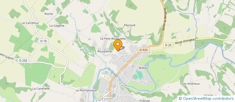 localisation de l'entreprise MONSIEUR ROBERT NICOLAU  EYMET