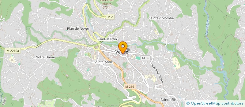 localisation de l'entreprise MONSIEUR ROBERT NITARD à VENCE