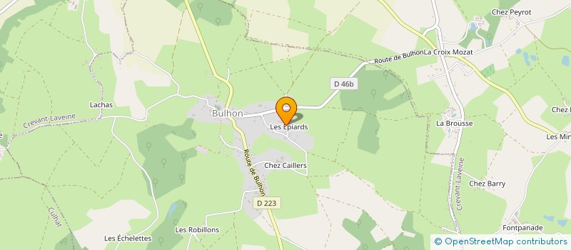 localisation de l'entreprise MONSIEUR ROBERT NIVOIX  BULHON