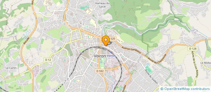 localisation de l'entreprise MONSIEUR ROBERT NOUSSAN à VOIRON
