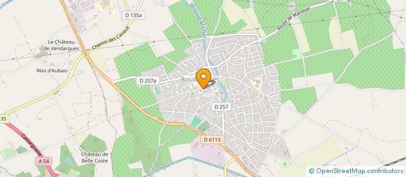 localisation de l'entreprise MONSIEUR ROBERT NOVI à BOUILLARGUES